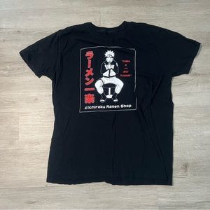 Vintage Ripple Junction Black NARUTO T-shirt - L